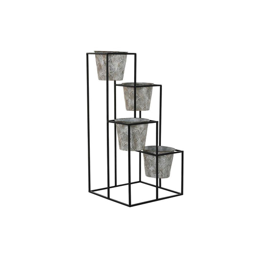 Vaso DKD Home Decor Grigio Metallo Consumato 34 x 34 x 71 cm