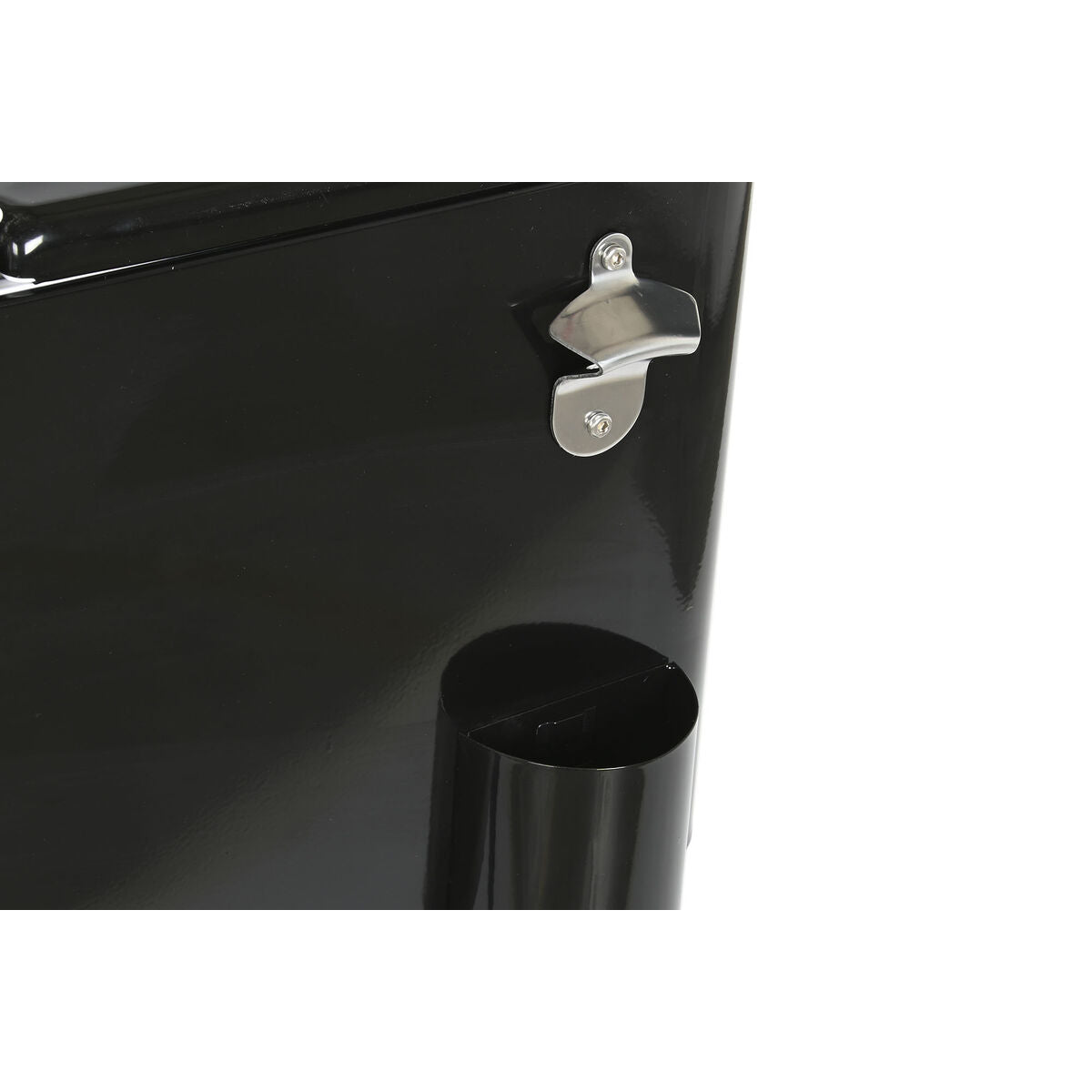 Frigo Portatile DKD Home Decor 74 x 43 x 83 cm Nero Acciaio Alluminio polipropilene 56 L