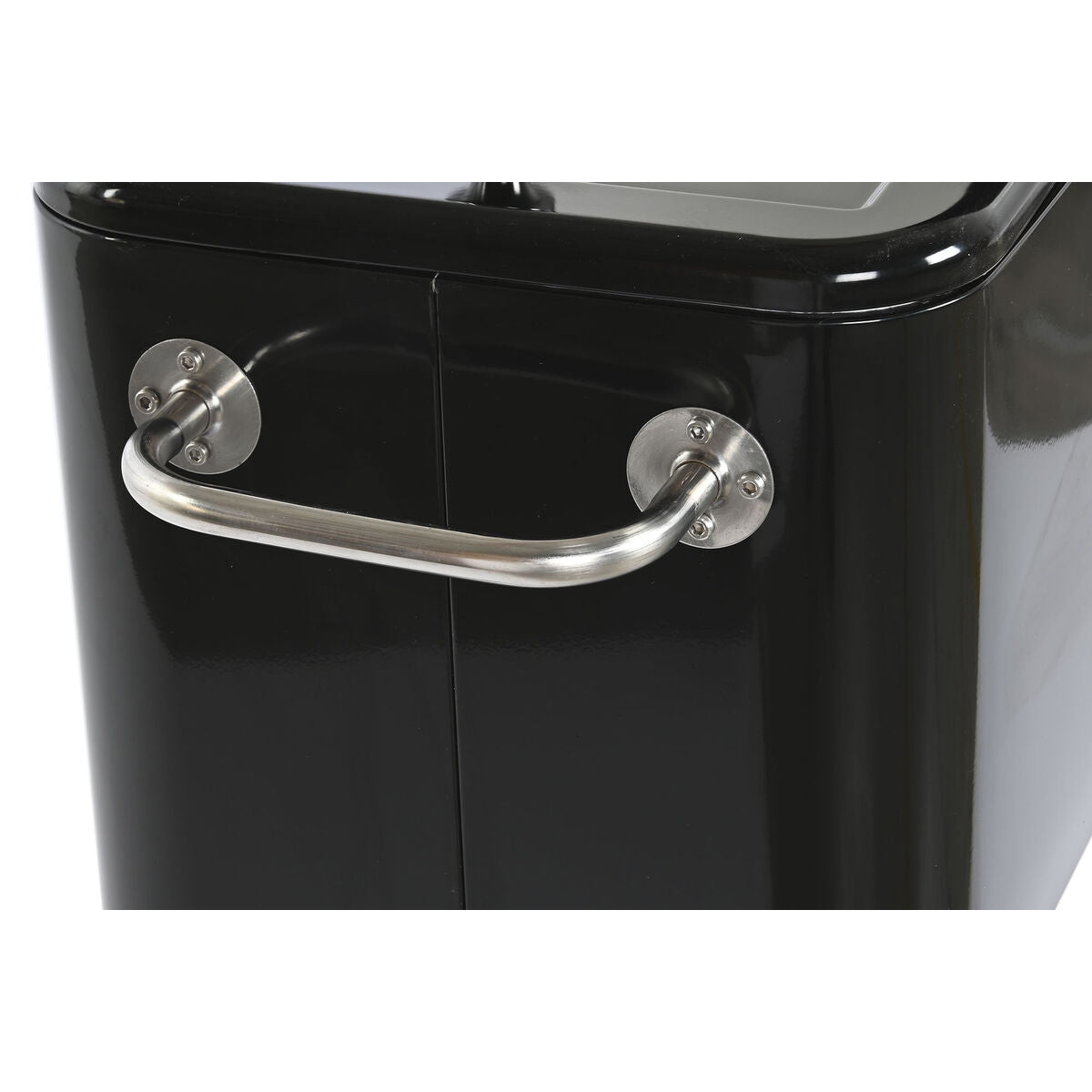 Frigo Portatile DKD Home Decor 74 x 43 x 83 cm Nero Acciaio Alluminio polipropilene 56 L