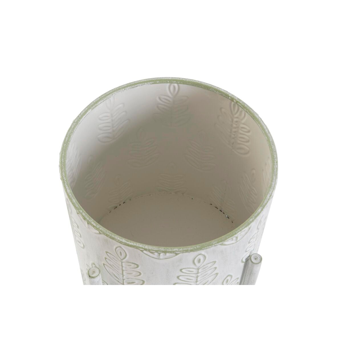 Set di vasi da fiori DKD Home Decor Metallo Bianco Shabby Chic (31 x 31 x 58 cm)