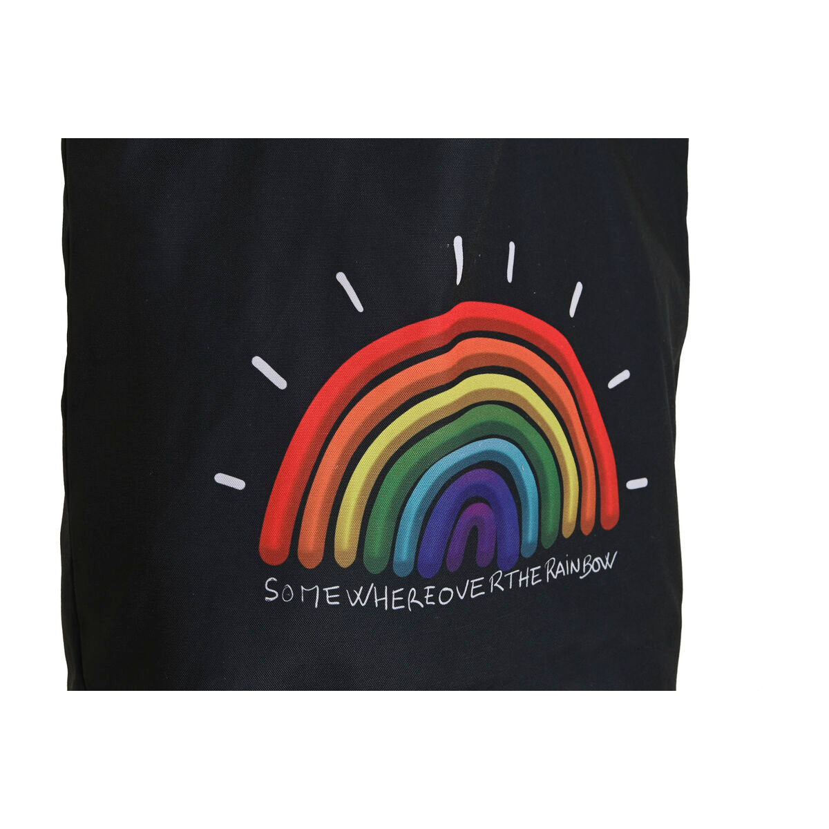 Borsa di stoffa DKD Home Decor Nero Poliestere Nylon 43 x 15 x 40 cm (2 Unità)