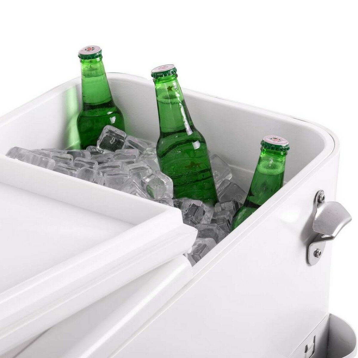 Frigo Portatile Fresh Bianco Metallo 74 x 43 x 80 cm