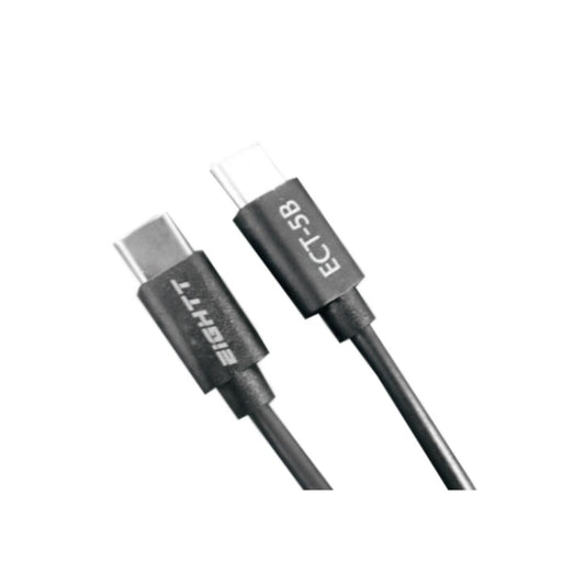 Cavo USB-C con USB-C Eightt ECT-5B Nero