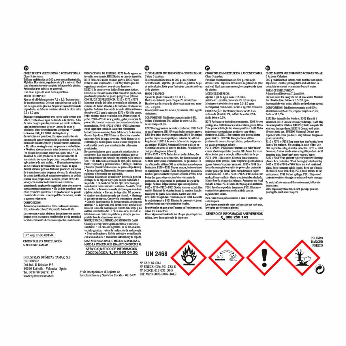 Cloro EDM Fusion Multifunzionale Compresse 5 kg