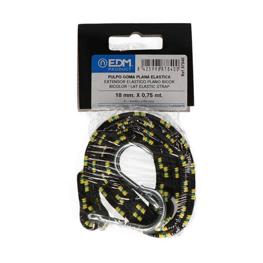 Bungee cord EDM Bicolore Piano 75 cm