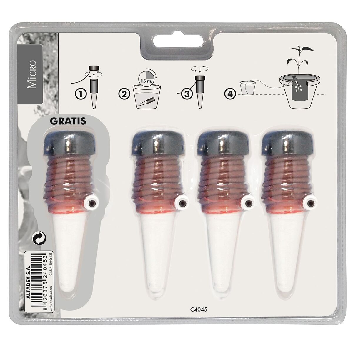 Sistema di Irrigazione a Goccia Automatico per Vasi Aqua Control