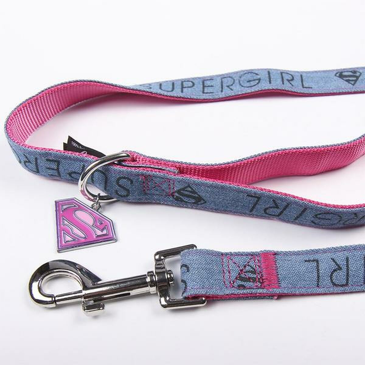 Guinzaglio per Cani Superman Rosa S