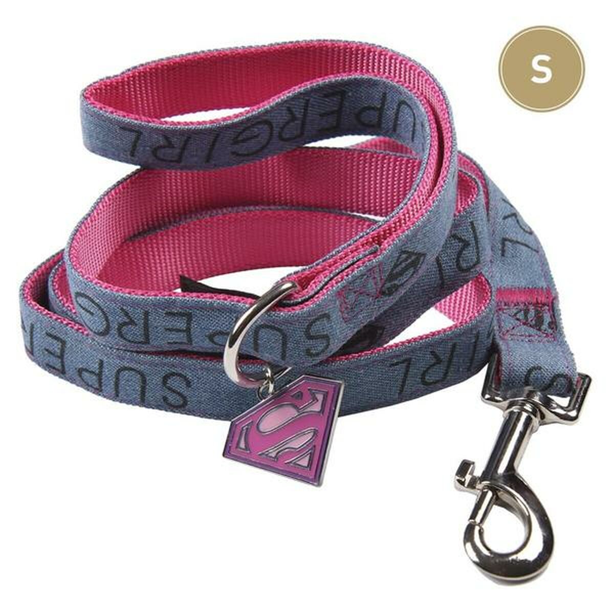 Guinzaglio per Cani Superman Rosa S