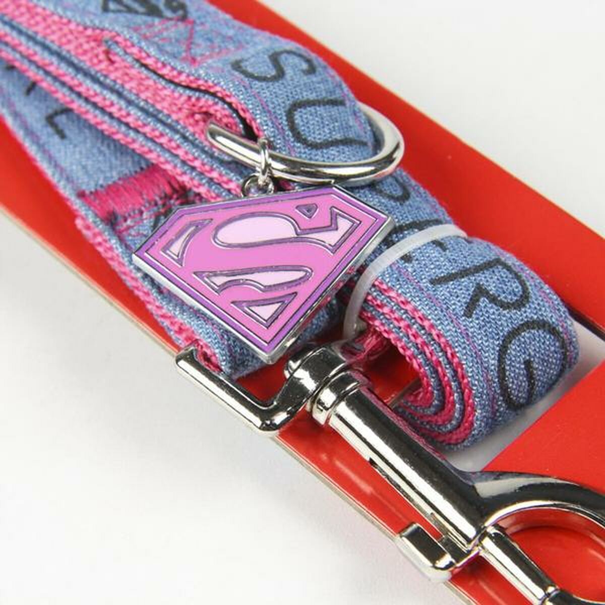 Guinzaglio per Cani Superman Rosa S
