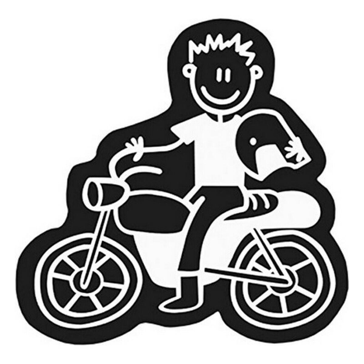 Adesivo per Auto Family Uomo Motocicletta