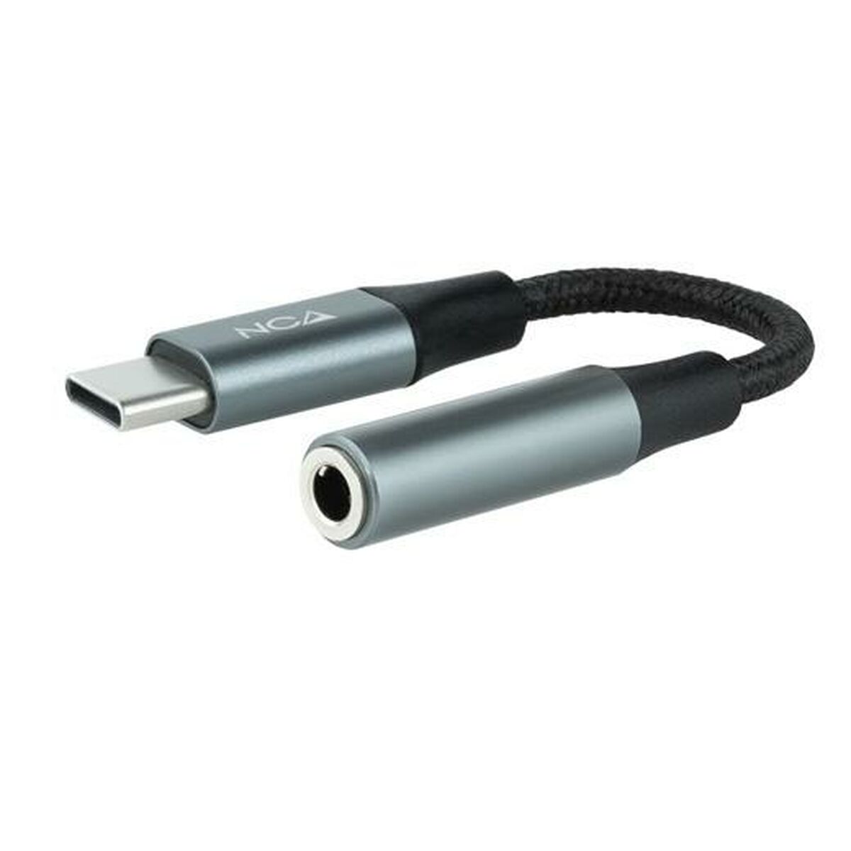 Adattatore USB-C con Jack 3.5 mm NANOCABLE USB-C Jack 3.5 mm Grigio