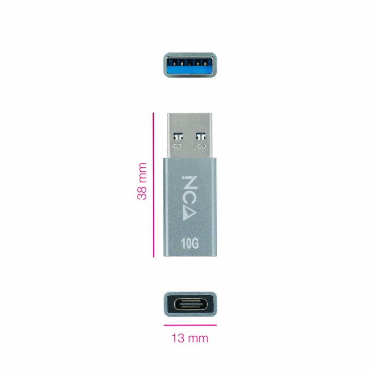 Adattatore USB 3.0 con USB-C 3.1 NANOCABLE