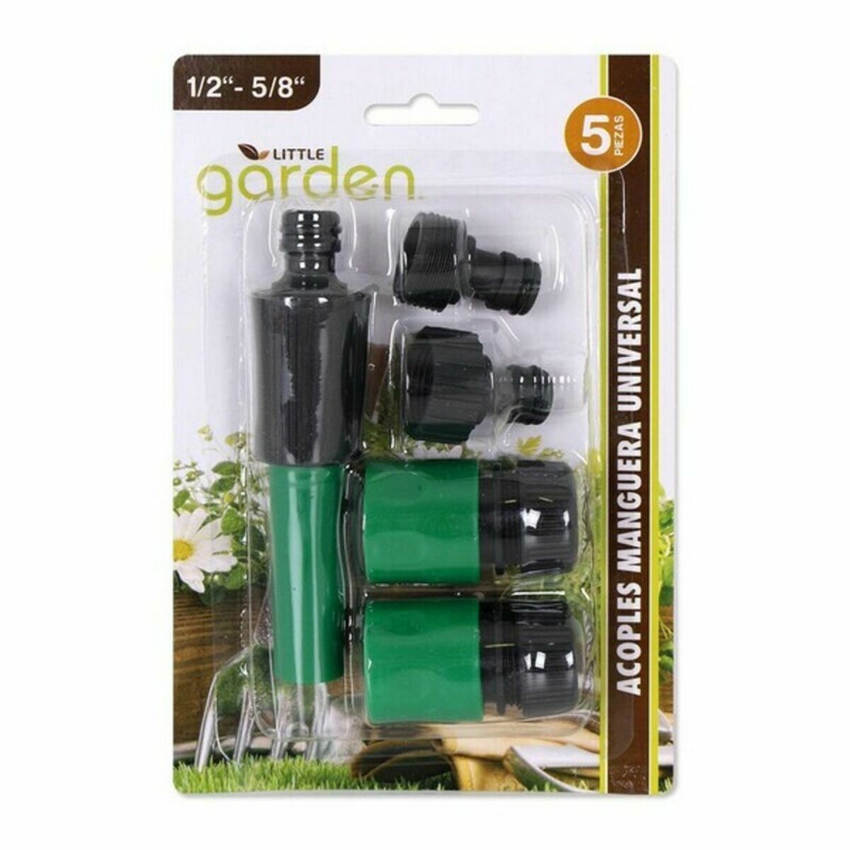 Accoppiamenti Universal Little Garden 23780 1/2" - 5/8" 5 Pezzi 18 Unità
