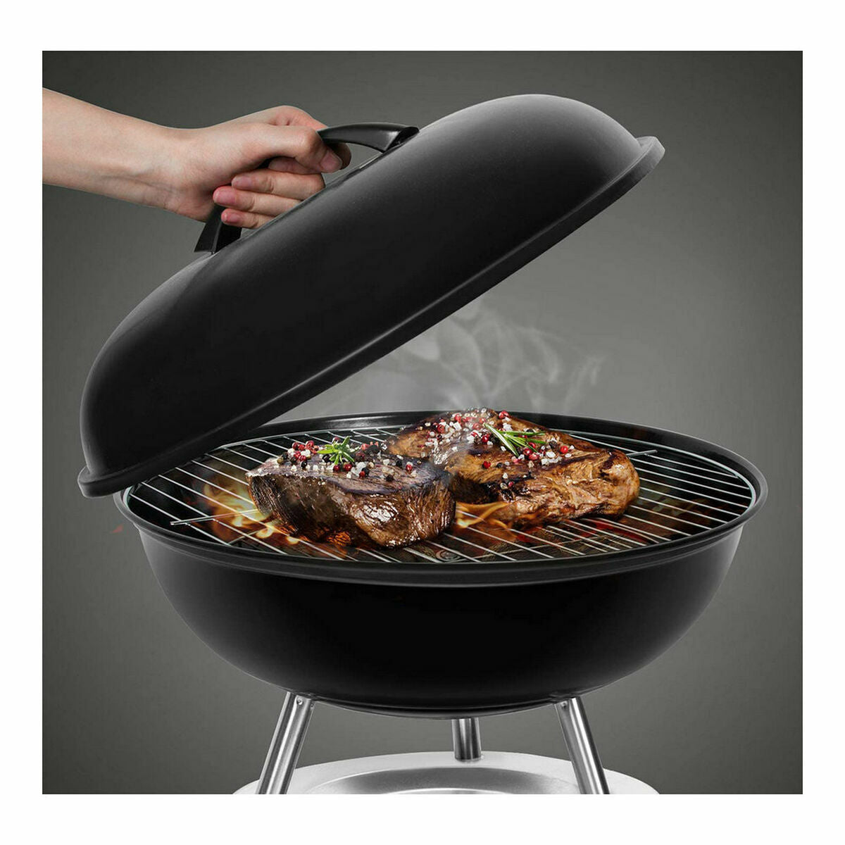 Barbecue Algon Con coperchio (34 cm)
