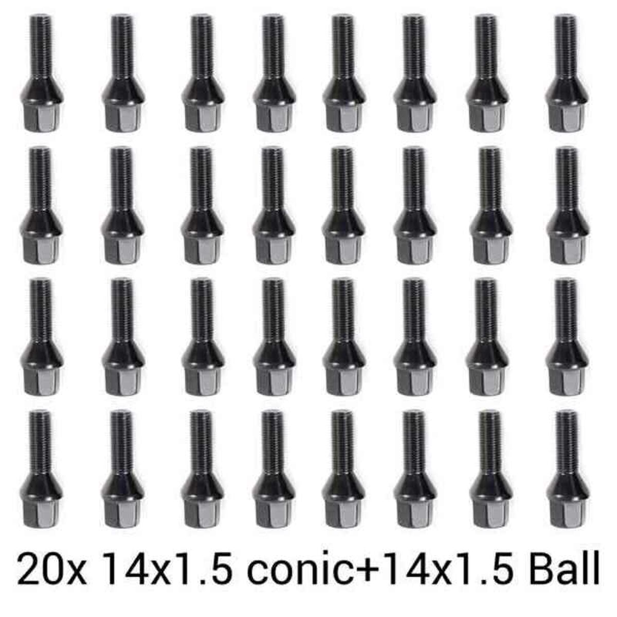 Set di Estrattori OMP OMPS08412001 5X100 57,1 M14 x 1,50 20 mm