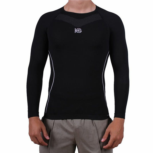 Maglia a Maniche Lunghe Uomo Sport Hg Sandsock Nero