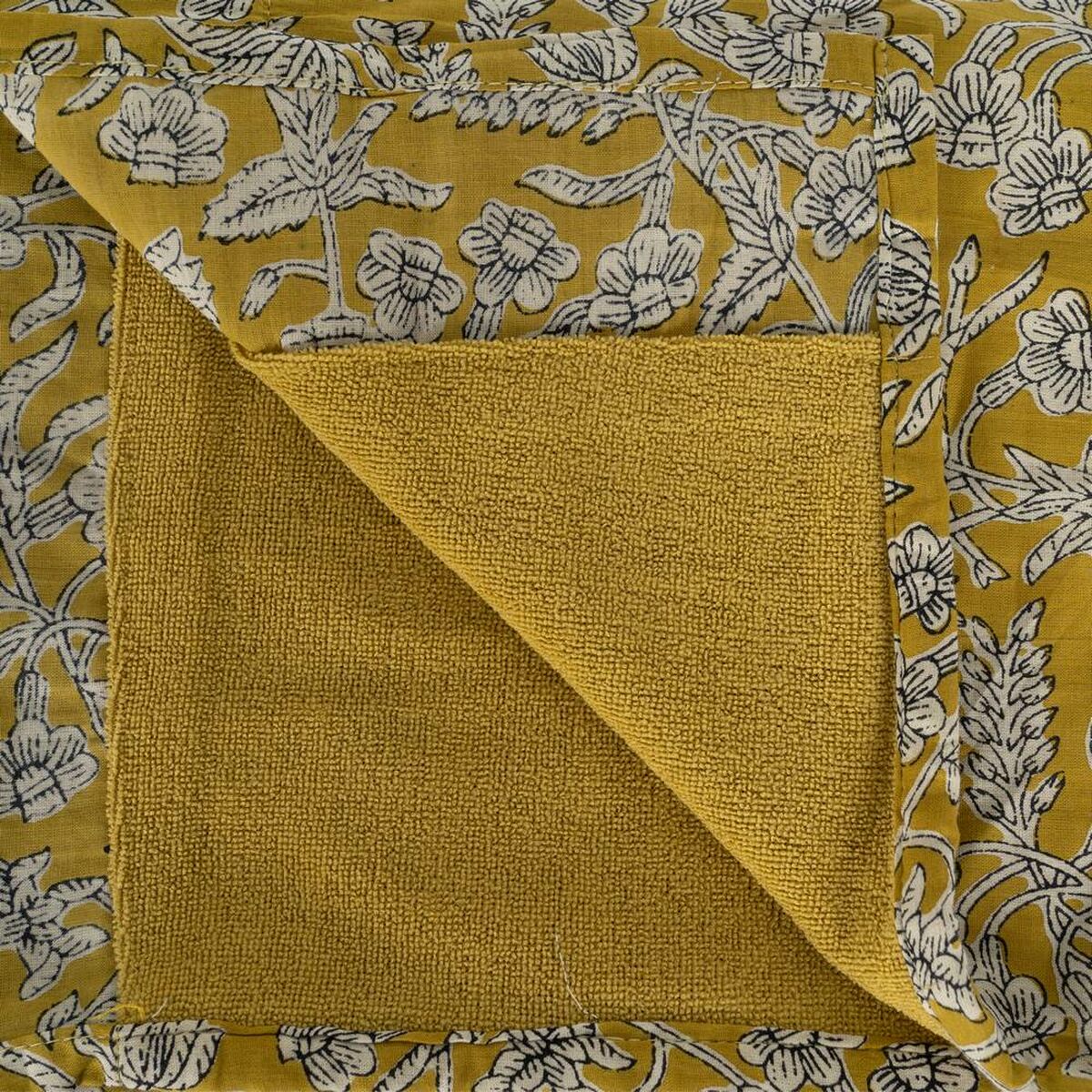 Pareo Asciugamano Beige Senape Cotone 90 x 180 cm