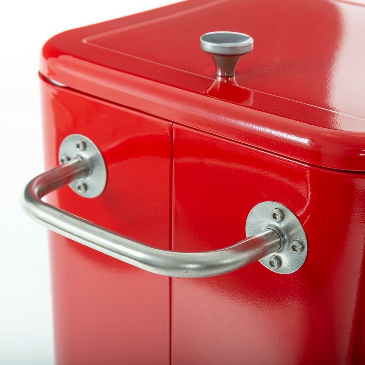 Frigo Portatile Fresh Rosso Metallo 74 x 43 x 80 cm
