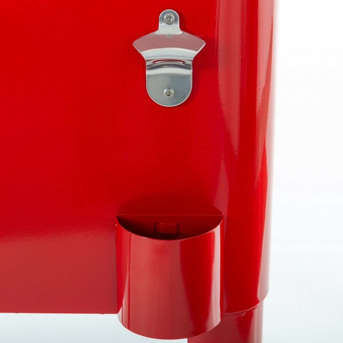 Frigo Portatile Fresh Rosso Metallo 74 x 43 x 80 cm