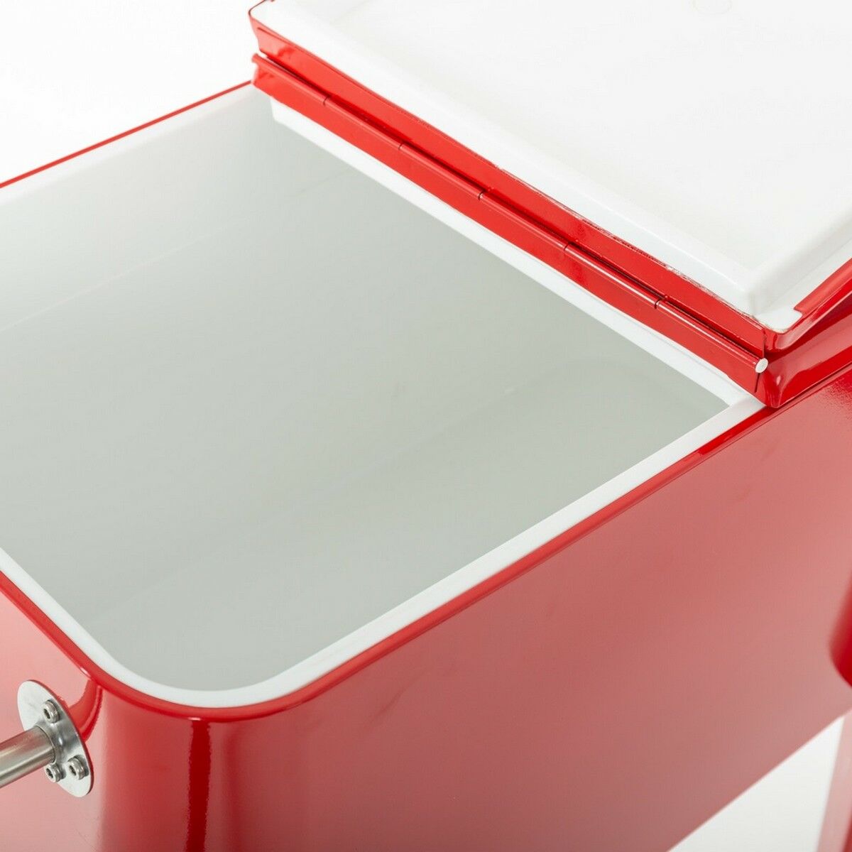 Frigo Portatile Fresh Rosso Metallo 74 x 43 x 80 cm