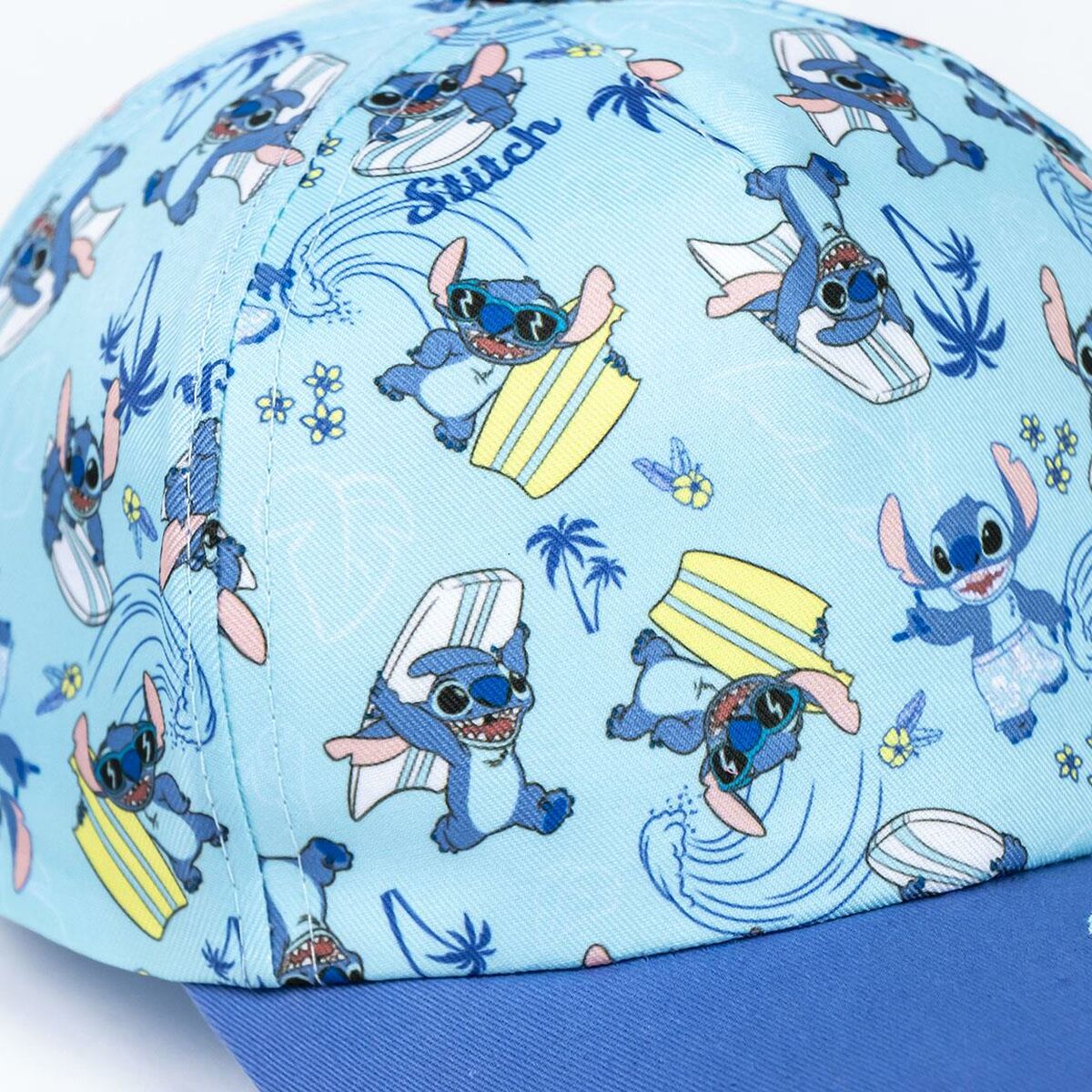 Cappellino per Bambini Stitch Azzurro (55 cm)