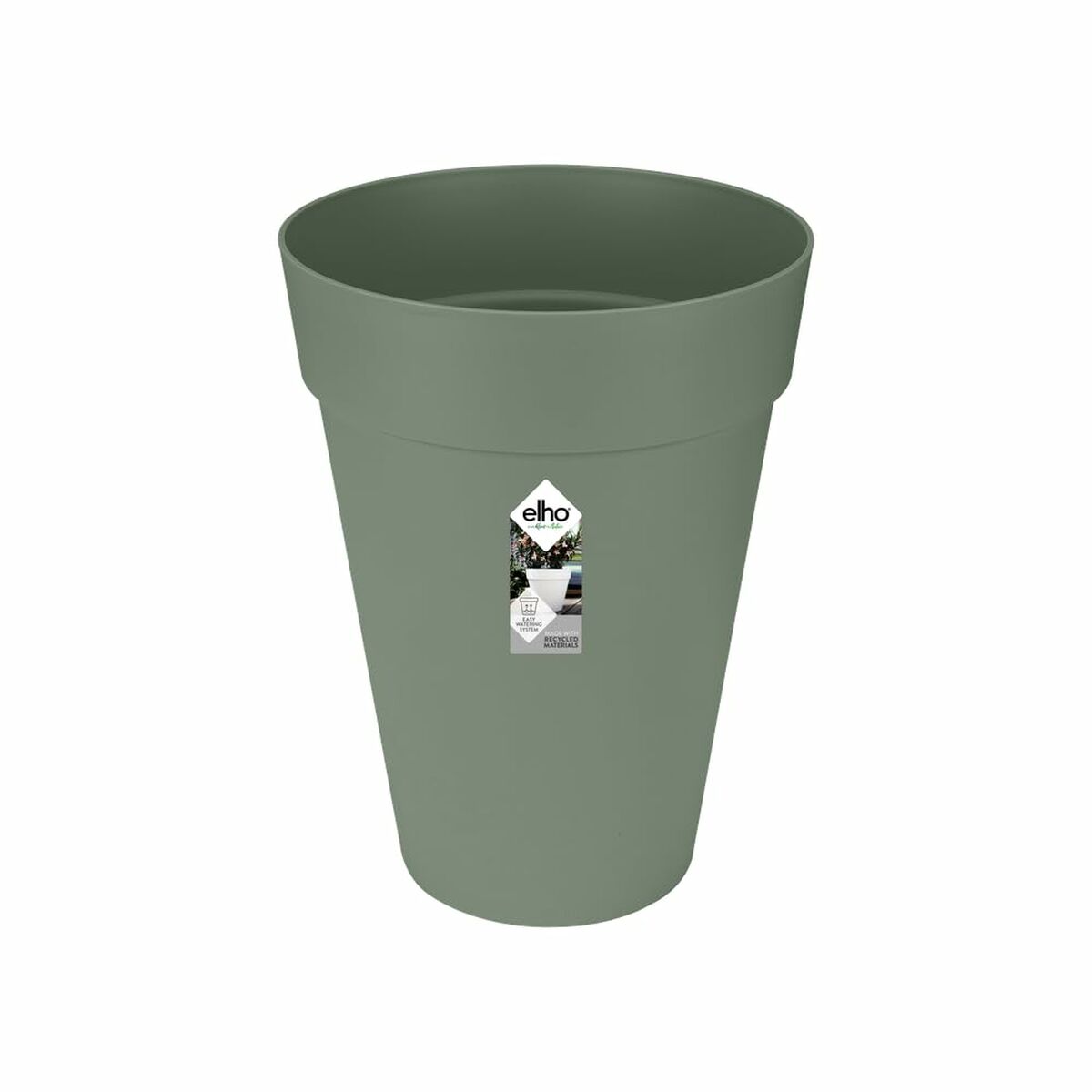 Vaso Elho Verde Ø 34 cm Plastica Rotondo Moderno