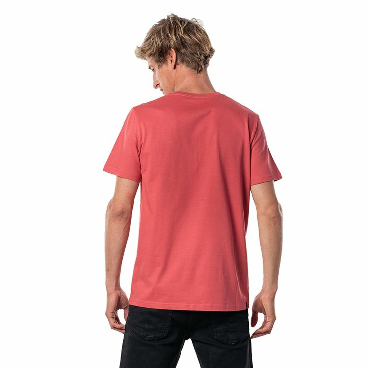 Maglia a Maniche Corte Uomo Rip Curl El Mama Rosso