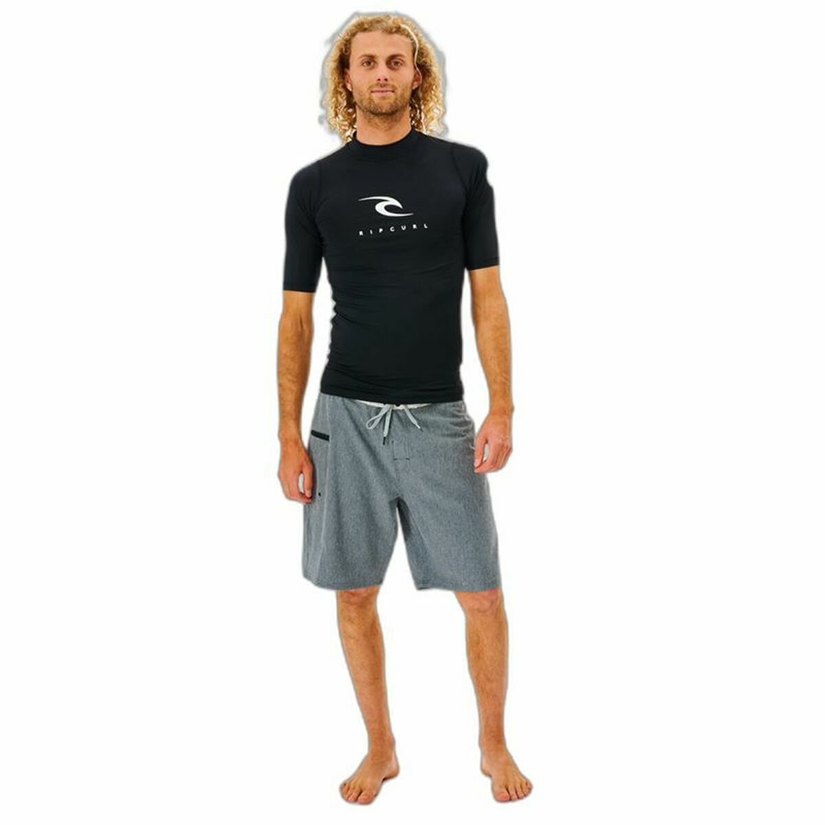 T-shirt da Bagno Rip Curl  Corps Nero Uomo