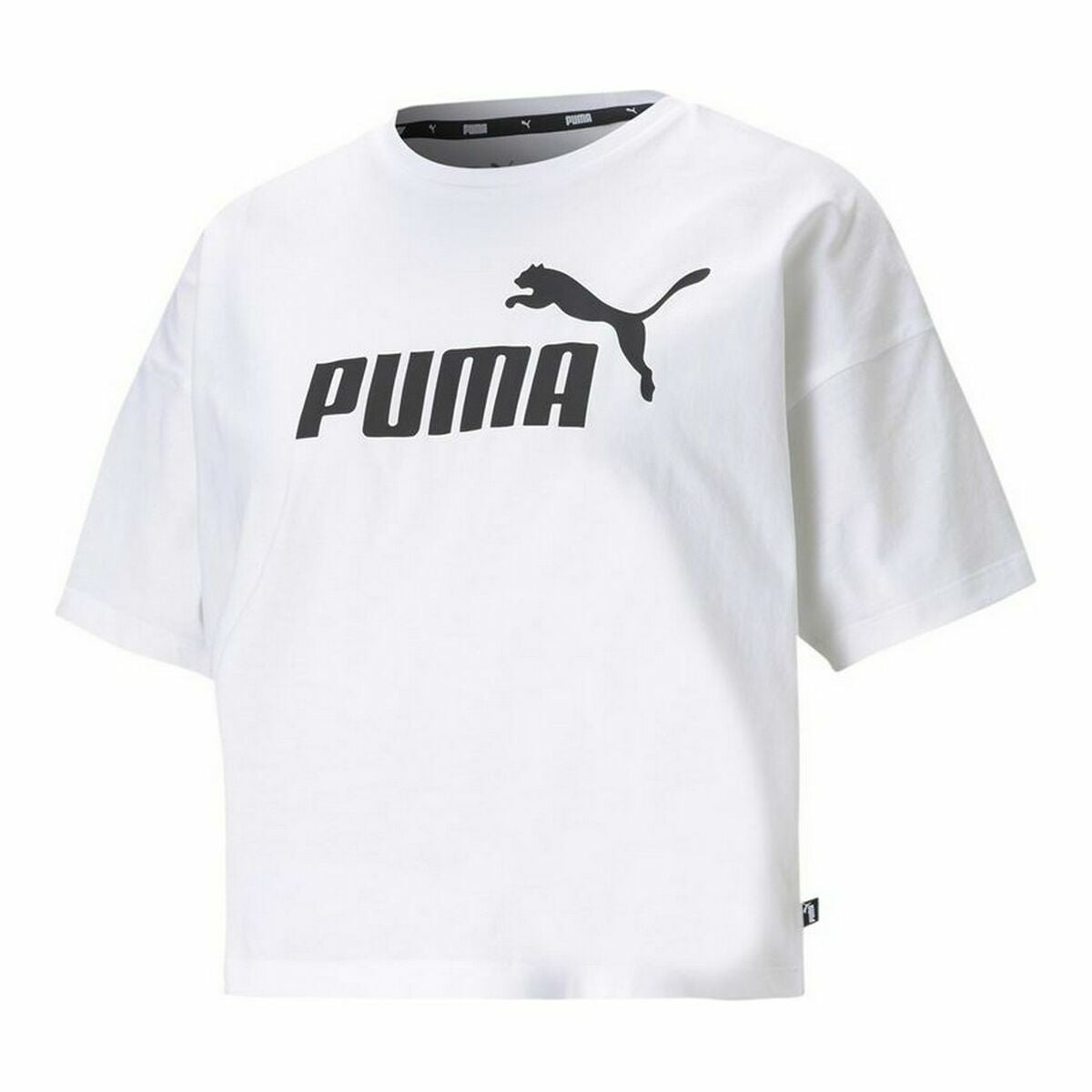 Maglia a Maniche Corte Donna Puma Bianco S