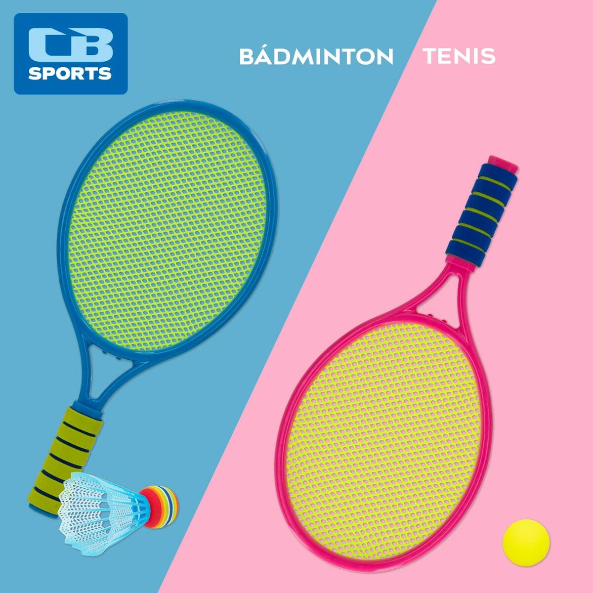 Gioco di Racchette Colorbaby 20,5 x 43 x 1,5 cm (6 Unità)