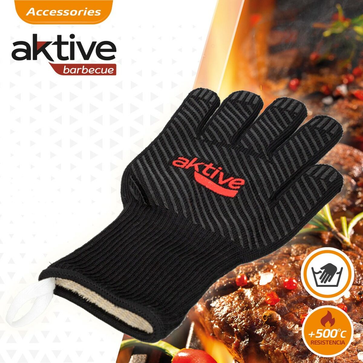 Guanti Aktive Nero Barbecue