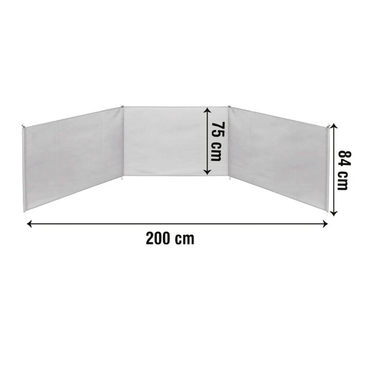 Parabrezza Aktive 200 x 84 x 2 cm