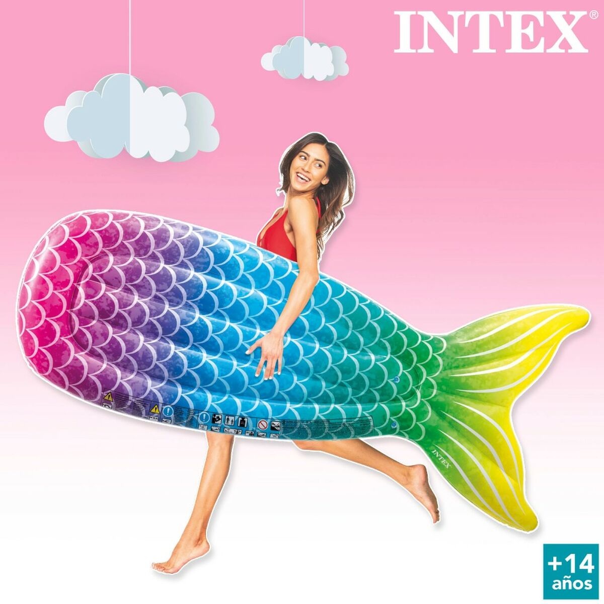 Materassino Gonfiabile Intex Sirena 71 x 178 x 18 cm (6 Unità)
