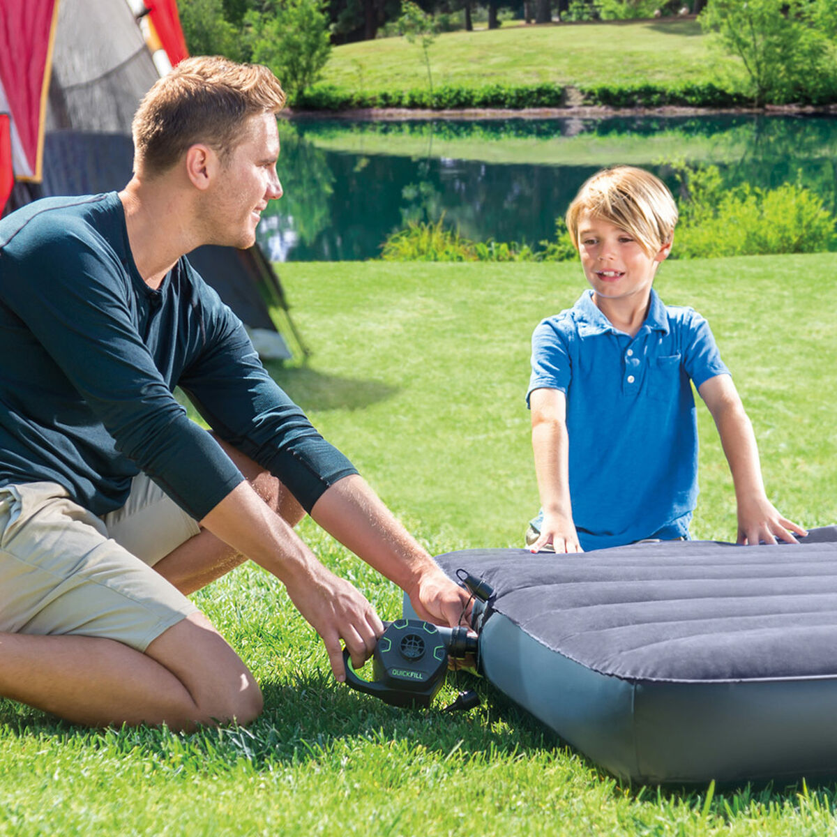 Pompa Elettrica ad Aria Intex Quick Fill Ricaricabile 220-240 V 4 Unità