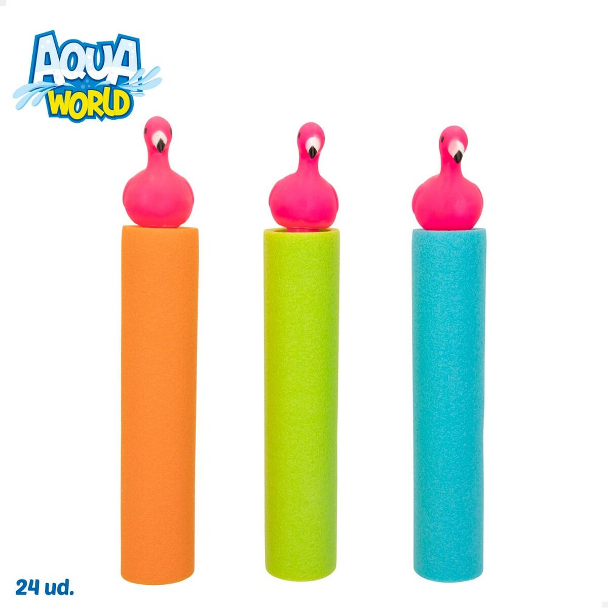 Lancia acqua Colorbaby Fenicottero rosa 80 ml 30 x 5 x 5 cm (24 Unità)