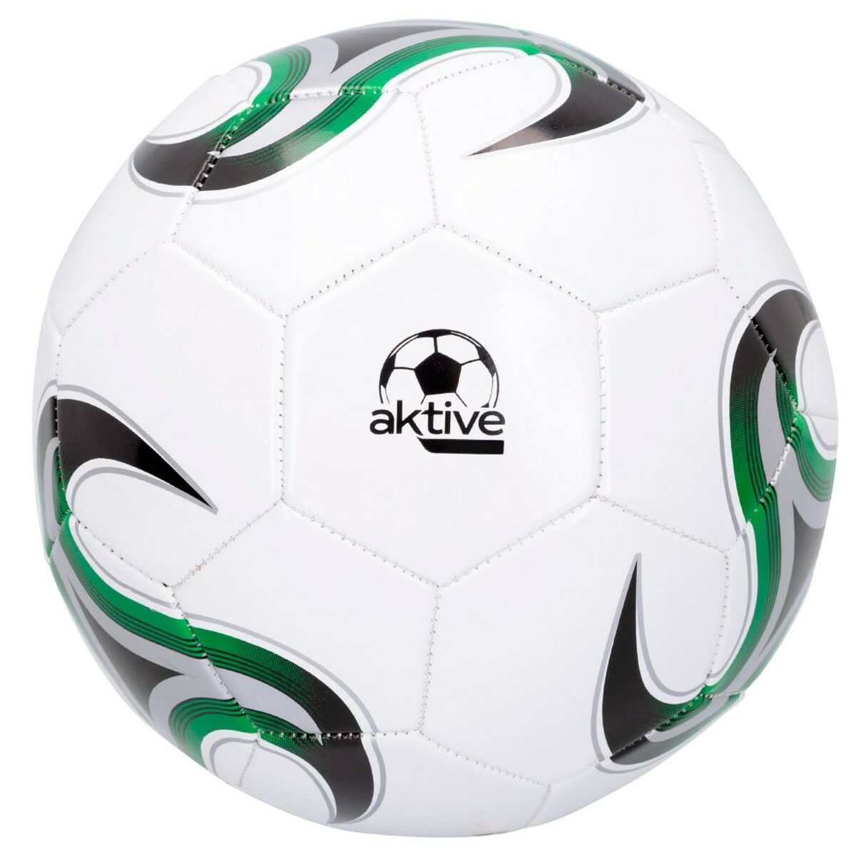 Pallone da Calcio Aktive 5 Ø 22 cm Bianco (24 Unità)