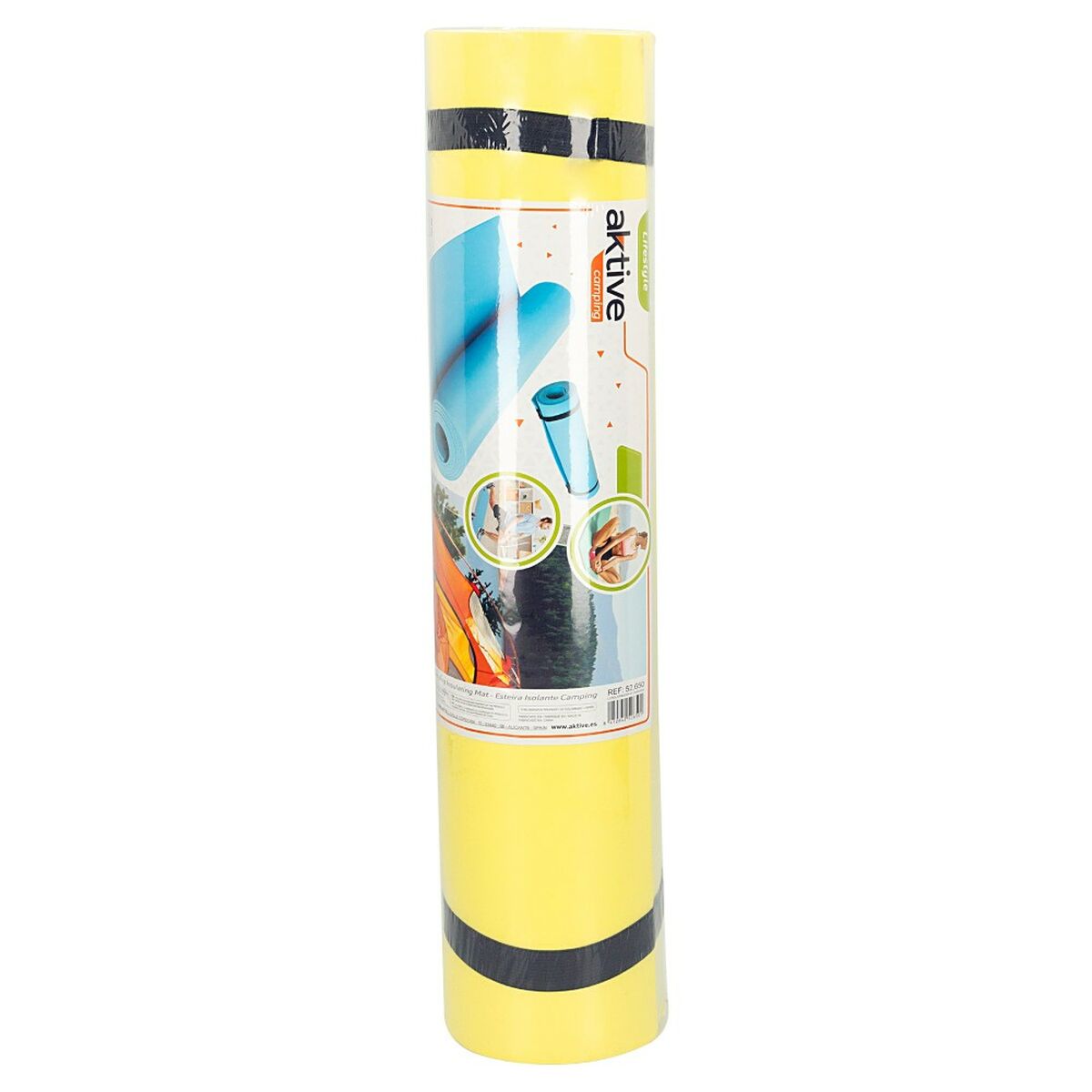 Tappetino Aktive Campeggio Multicolore 180 x 0,5 x 50 cm 12 Unità