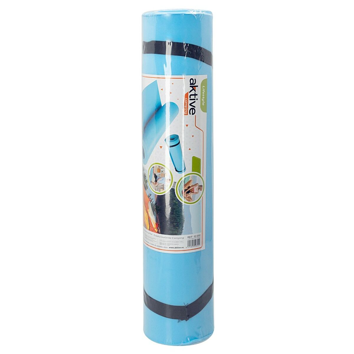Tappetino Aktive Campeggio Multicolore 180 x 0,5 x 50 cm 12 Unità