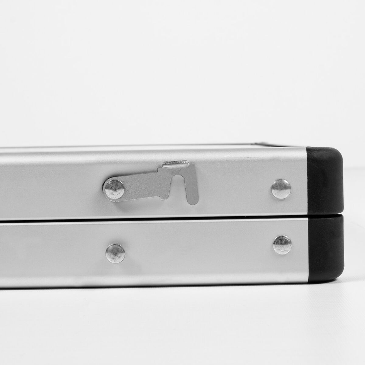 Tavolo Pieghevole Aktive Campeggio Grigio 90 x 70 x 60 cm (2 Unità)