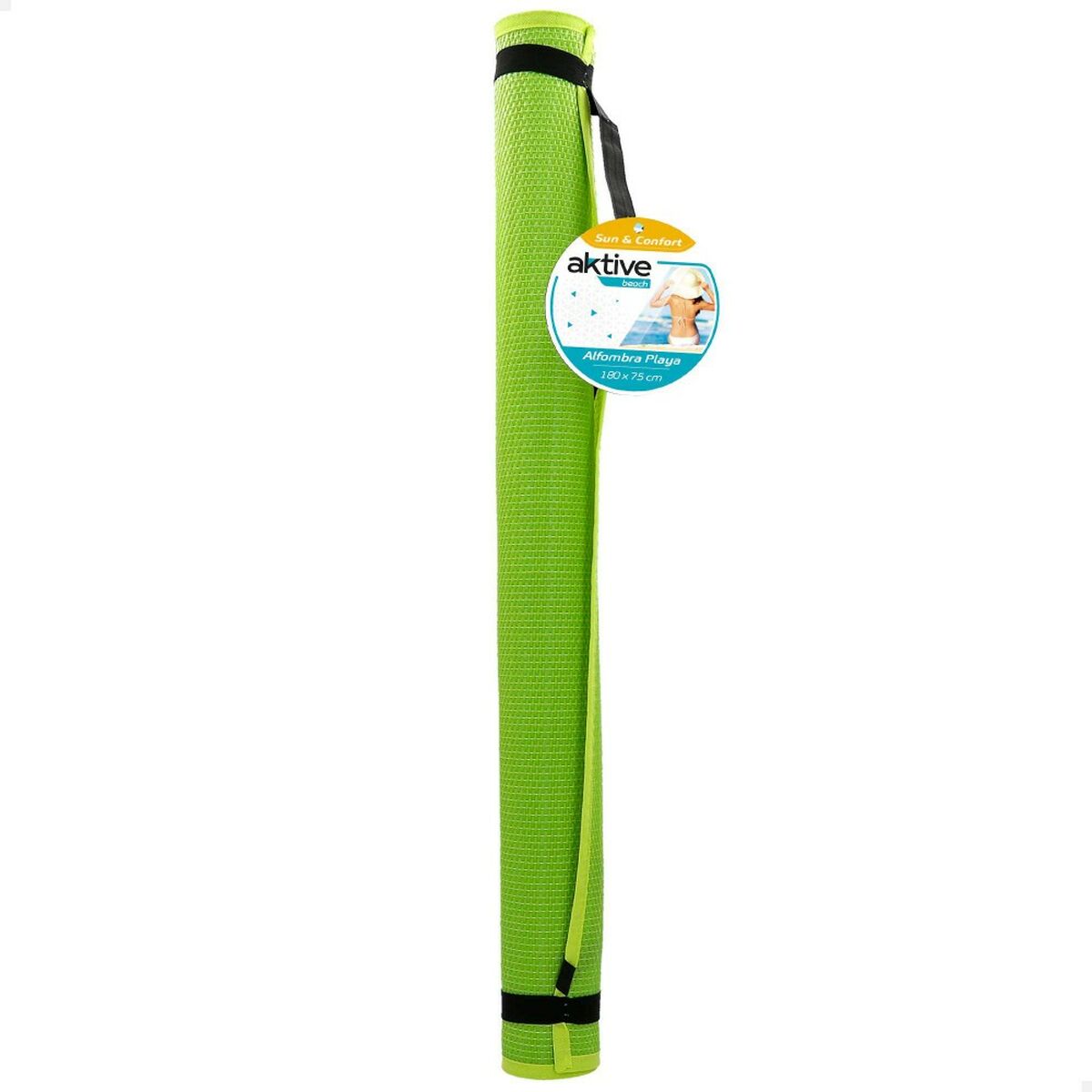 Tappeto da spiaggia Aktive 180 x 75 cm PVC (12 Unità)