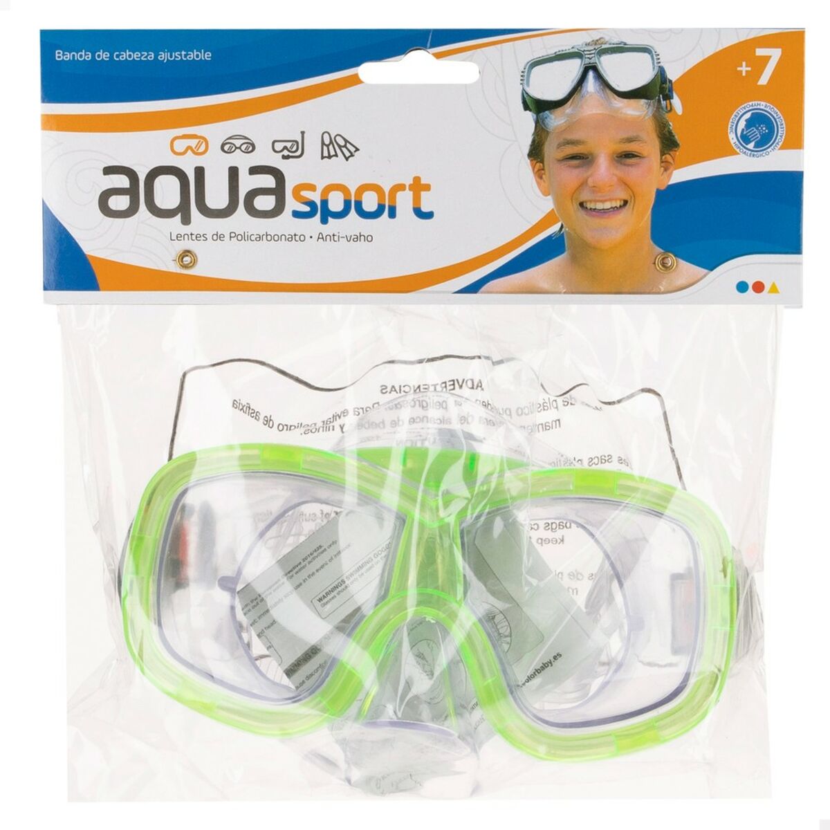 Maschera da Immersione AquaSport (12 Unità)