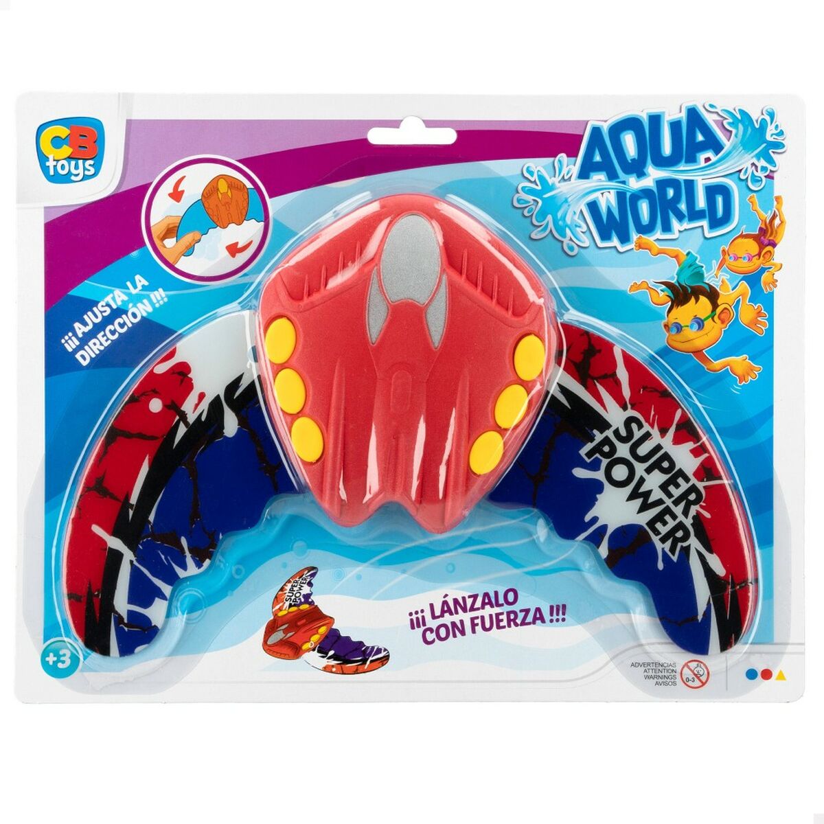 Gioco Acquatico Colorbaby Glider 22 x 16,5 x 2 cm (12 Unità)
