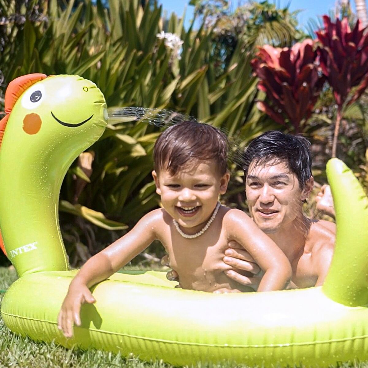 Piscina Gonfiabile per Bambini Intex Dinosauro 68 L 119 x 66 x 109 cm Verde (6 Unità)