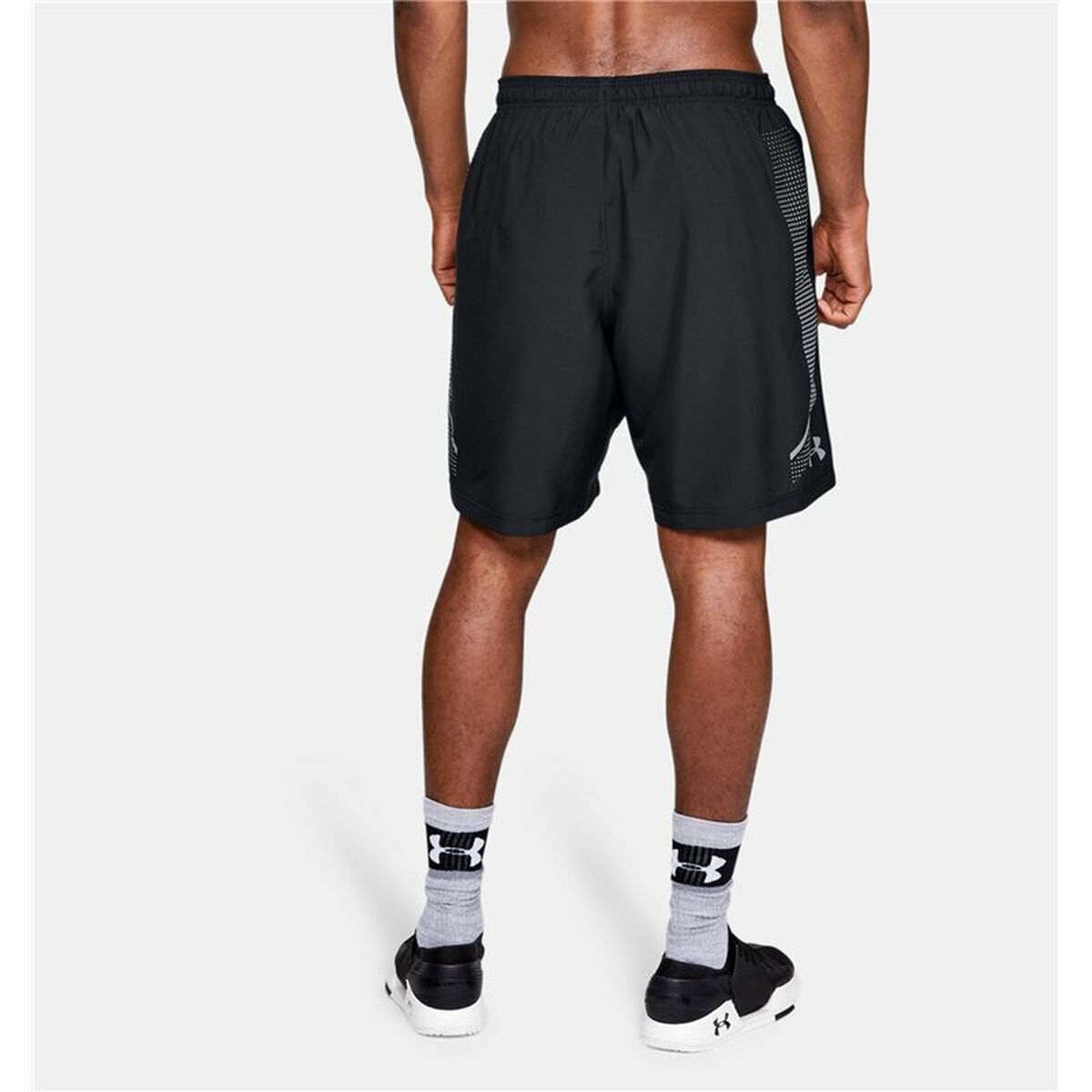 Pantaloni Corti Sportivi da Uomo Under Armour Graphic Nero