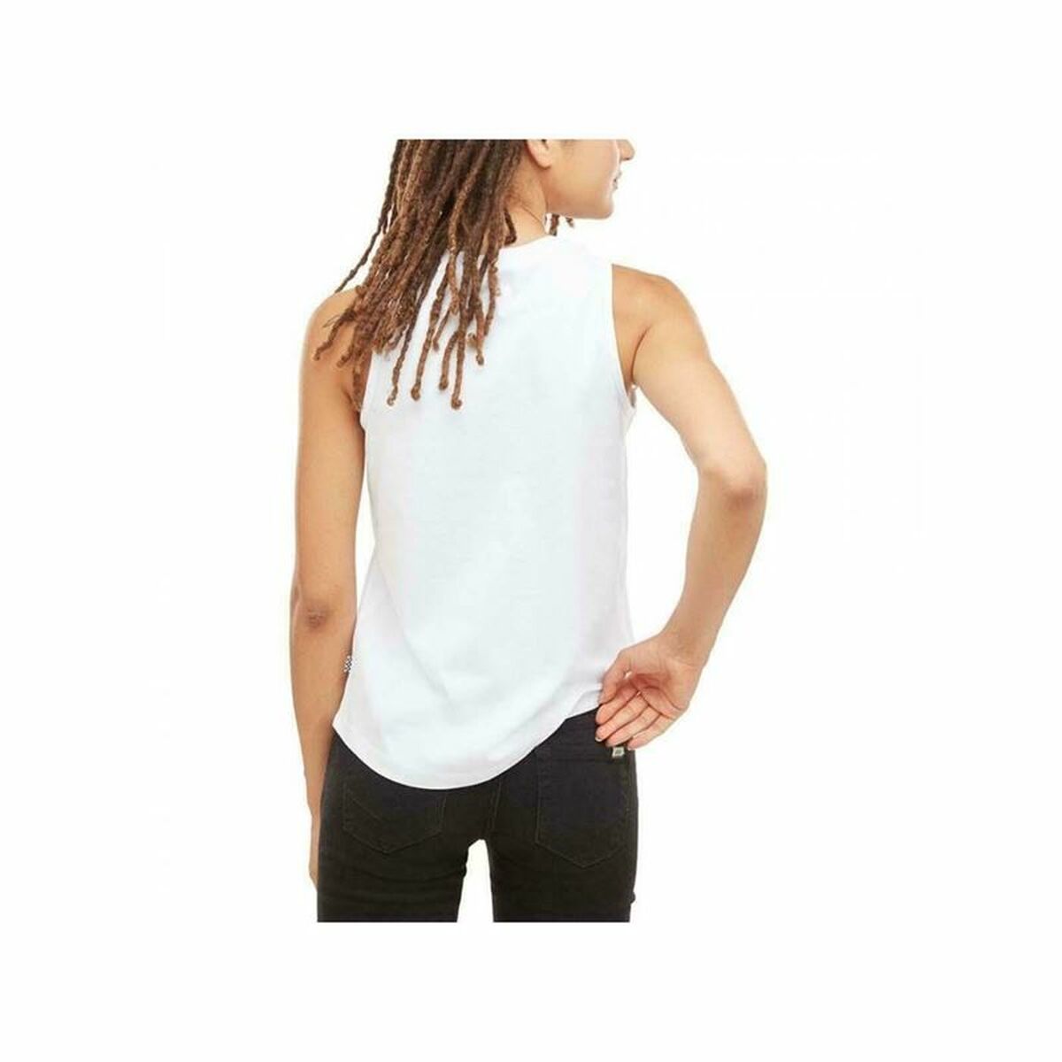 Maglia Smanicata da Donna Vans  LOVE Bianco