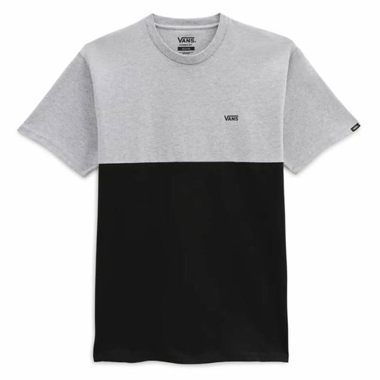 Maglia a Maniche Corte Uomo Vans Colorblock Nero Grigio
