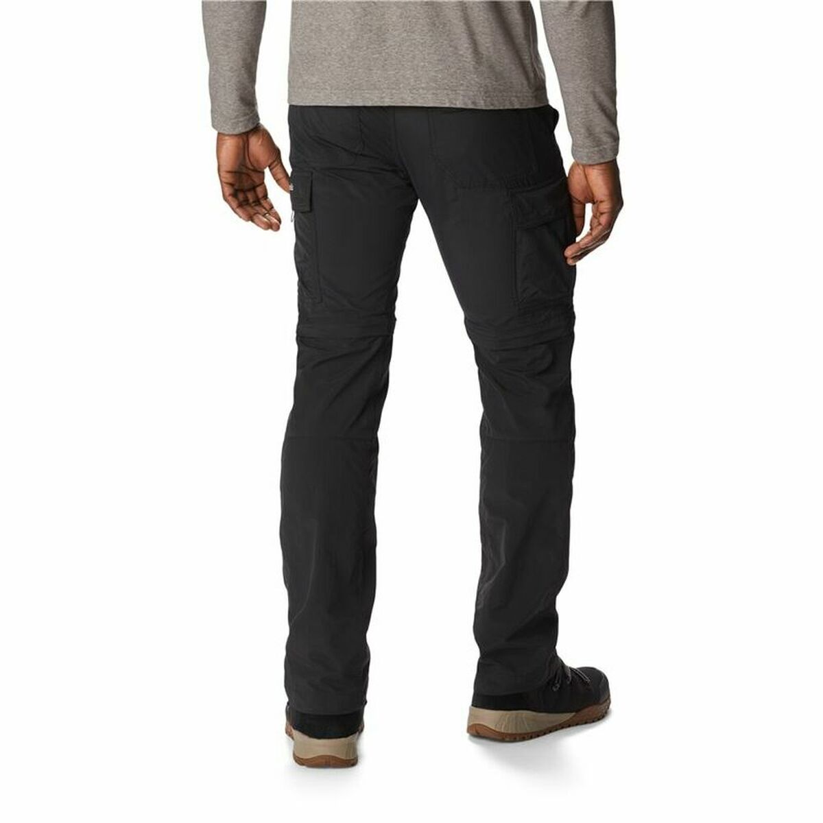 Pantaloni Corti Sportivi da Uomo Columbia Silver Ridge Convertible Nero