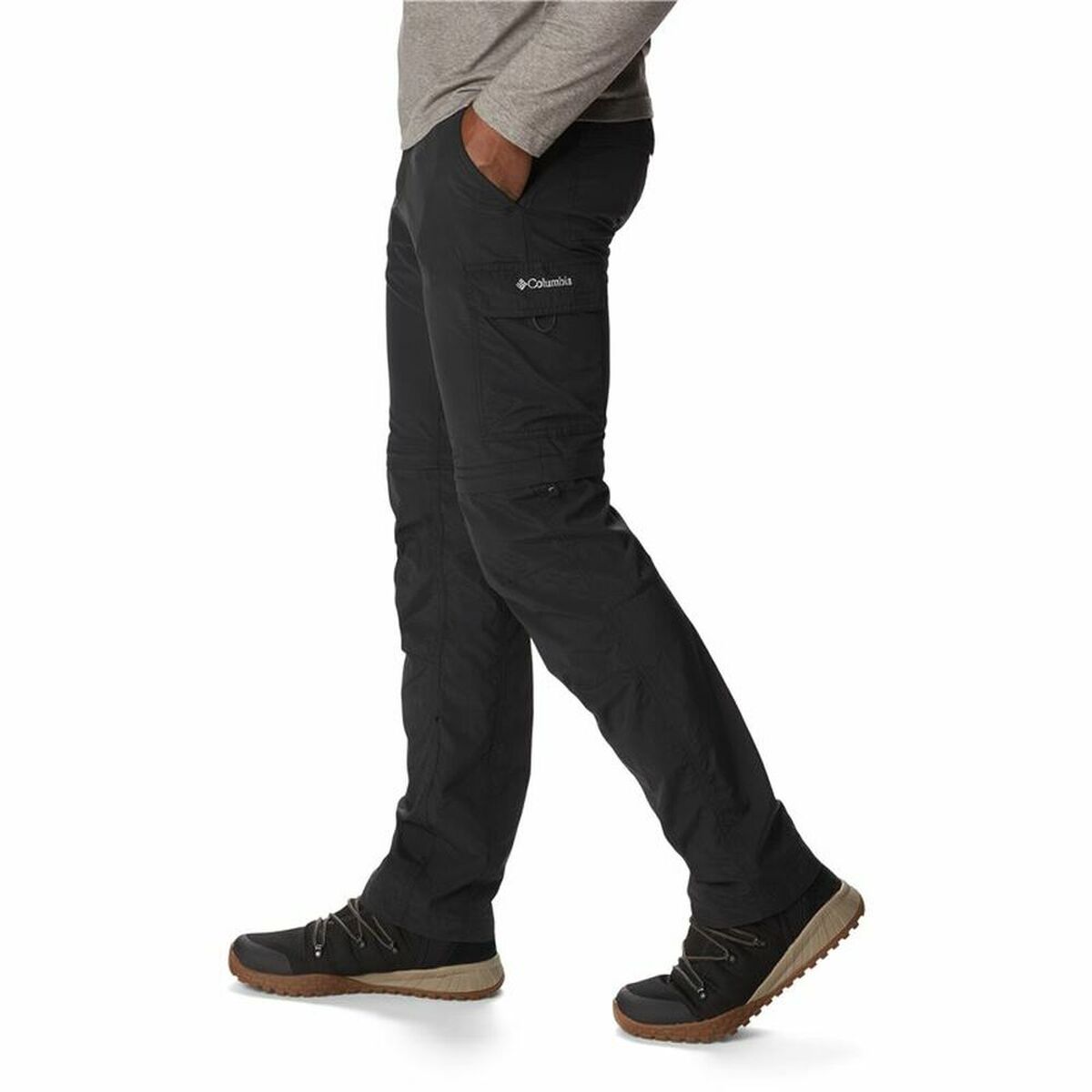 Pantaloni Corti Sportivi da Uomo Columbia Silver Ridge Convertible Nero