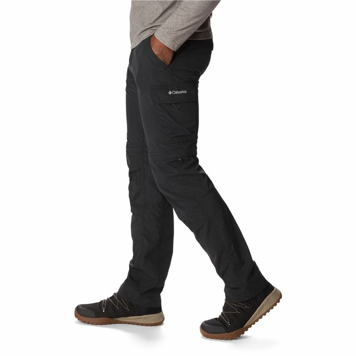 Pantalone Lungo Sportivo Columbia Silver Ridge™ II Convertible Nero Uomo