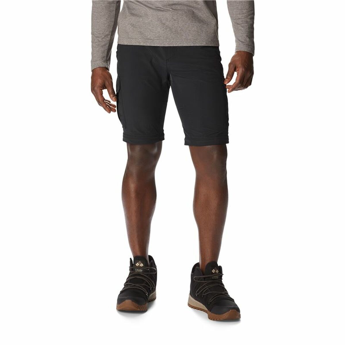 Pantalone Lungo Sportivo Columbia Silver Ridge™ II Convertible Nero Uomo